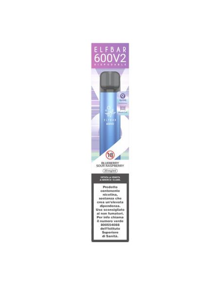 copy of Blue Razz Lemonade Elf Bar Disposable Pod Mod - 600