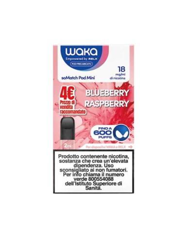 Blueberry Raspberry Waka SoMatch Pod Precaricata Relx 2ml