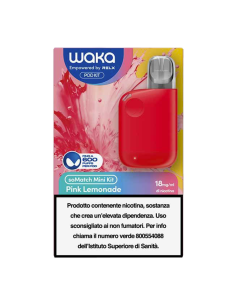 Waka SoMatch Mini Kit RED con Pod Precaricata Pink Lemonade
