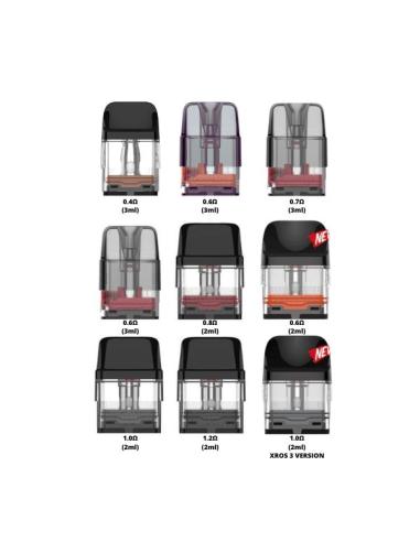 XROS Pod Cartridge Vaporesso Replacement 2ml/3ml - 2/4 Pieces