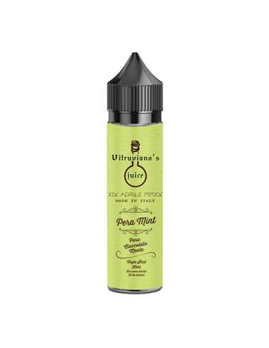 Pera Mint Vitruviano's Juice Liquido Shot 20ml
