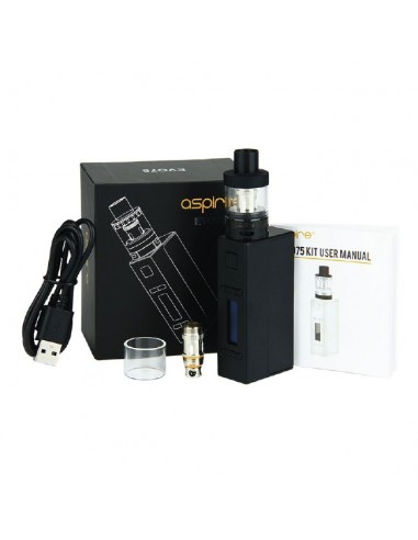 Evo75 Aspire Kit con Atlantis EVO Tank Sigaretta Elettronica