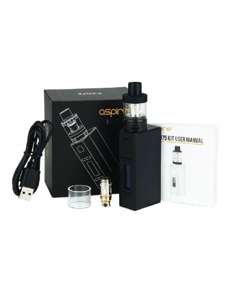 Evo75 Aspire Kit con Atlantis EVO Tank Sigaretta Elettronica
