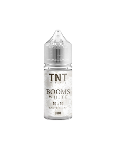 Booms White TNT Vape Aroma Mini Shot 10ml Vanilla Tobacco Nougat