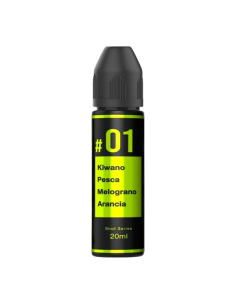 N. 01 ToB 0861 Liquido Shot 20ml Peach Pomegranate Orange...