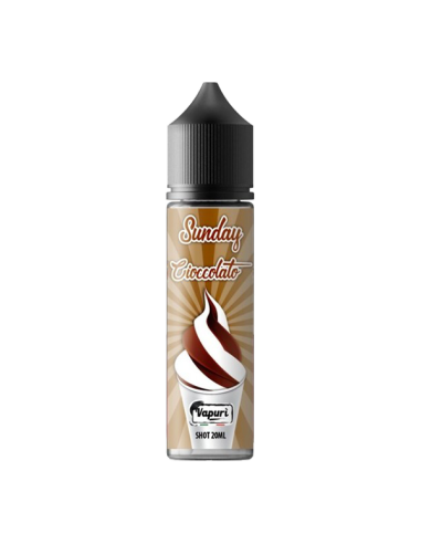 Sunday Cioccolato Liquido Scomposto Vapurì 20ml Aroma Gelato
