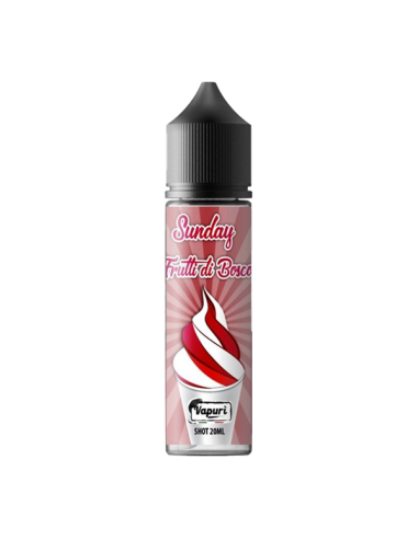 Sunday Frutti di Bosco Liquido Scomposto Vapurì 20ml Aroma