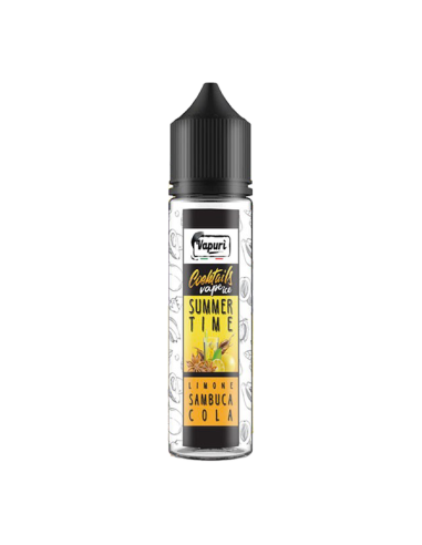 Summer Time Cocktails Liquid Shot 20ml Lemon Sambuca Cola Ice