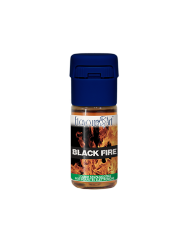 Black Fire FlavourArt Liquido Pronto 10ml Tabacco Affumicato