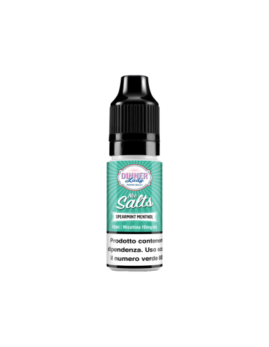 Spearmint Menthol DL Salts Dinner Lady Liquido Pronto 10ml