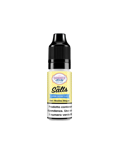 Lemon Sherbets Ice DL Salts Dinner Lady Liquido Pronto 10ml