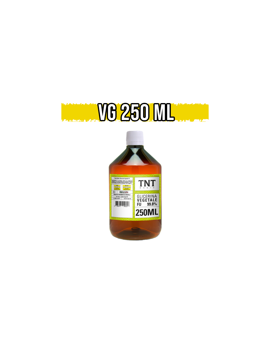 Glicerina Vegetale TNT Vape VG 250ml