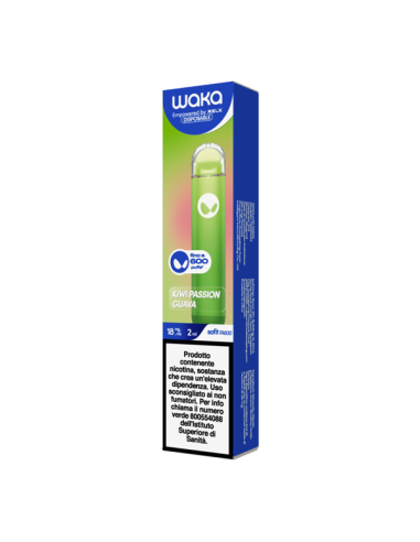 Waka SoFit Kiwi Passion Guava sigaretta elettronica usa e getta Relx 600 Puff