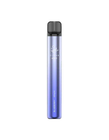 blueberry Elf Bar 600 V2 sigaretta elettronica Usa e Getta 600 Puff