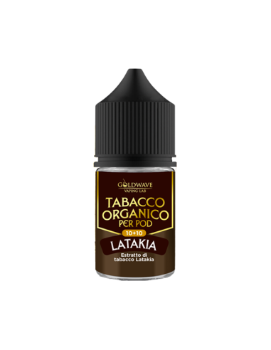 Latakia Organic Tobacco for Pod Goldwave Aroma Mini Shot 10ml