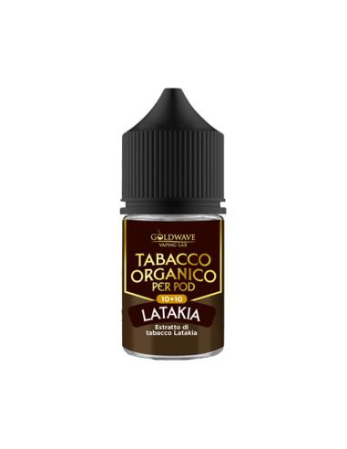Latakia Tabacco Organico per Pod Goldwave Aroma Mini Shot 10ml