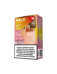 MagicGo Plus Pink Lemonade Relx sigaretta elettronica Usa e Getta 700 Puff