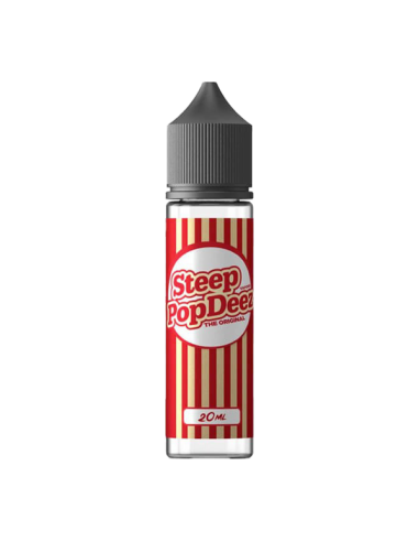 Pop Deez Steep Vapors Liquid Shot 20ml Popcorn Butter Caramel