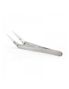 Curved ceramic tweezers by Coil Master