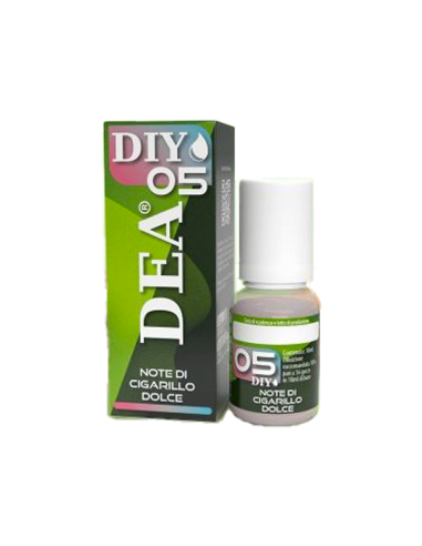 Note di Cigarillo Dolce DIY 05 Dea Flavor Aroma Concentrato 10ml Tabacco Sigaro Vaniglia