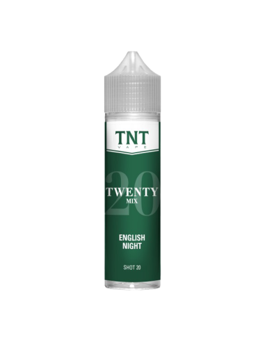 English Night Twenty Mix TNT Vape Liquid Shot 25ml Virginia Kentucky Izmir Tobacco
