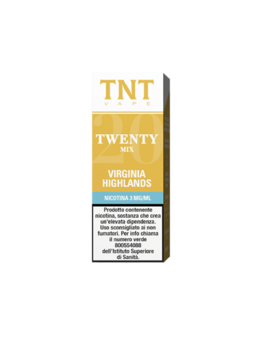Virginia Highlands Twenty Mix TNT Vape Liquido Pronto 10ml