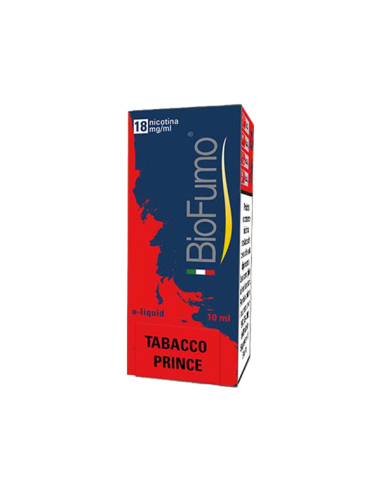 Tabacco Prince Biofumo Liquido Pronto nicotina 18