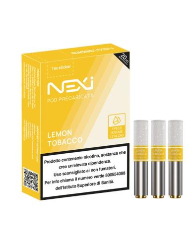 Lemon Tobacco Nexi Pod Precaricate Aspire
