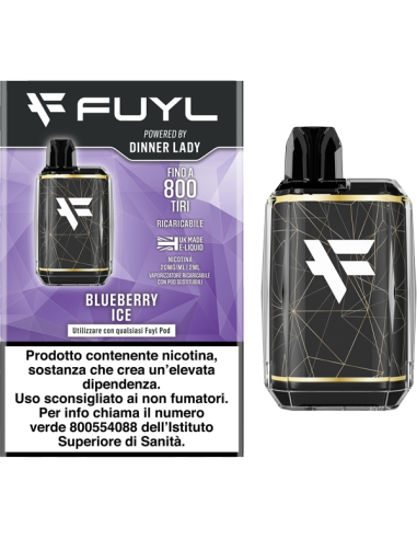 Fuyl Starter Kit Dinner Lady + Pod Precaricata Blueberry Ice