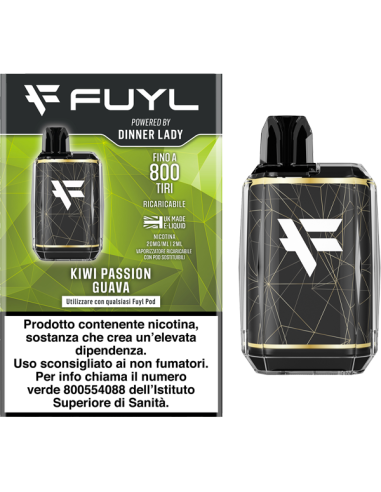Fuyl Starter Kit Dinner Lady + Pod Precaricata Kiwi Passion Guava