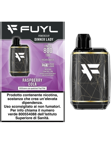 Fuyl Starter Kit Dinner Lady + Pod Precaricata Raspberry Cola