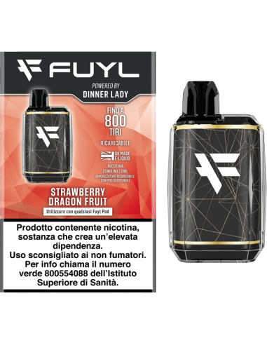 Fuyl Starter Kit Dinner Lady + Pod Precaricata Strawberry Dragon fruit