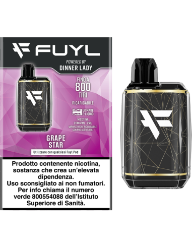Fuyl Starter Kit Dinner Lady + Pod Precaricata Grape Star