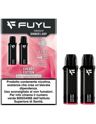 Cherry Cotton Fuyl Pod Precaricate Dinner Lady 2ml