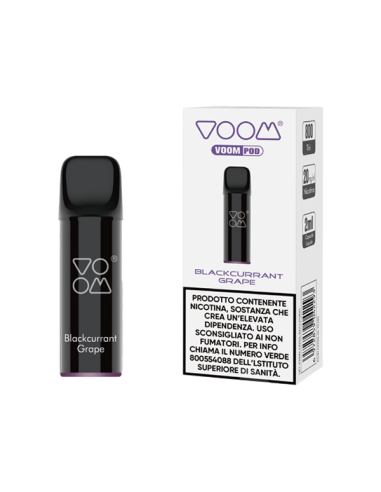 Blackcurrant Grape VOOM Pod Precaricata 2ml