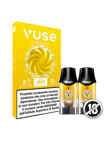 Banana Ice Vuse Pro Pod Precaricate Svapoebasta Banana Ice Vuse Pro Pod Precaricate Svapoebasta