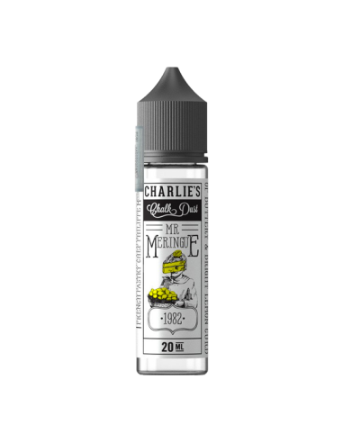 Mr. Meringue Charlie's Chalk Dust Liquido Shot 25ml Meringa