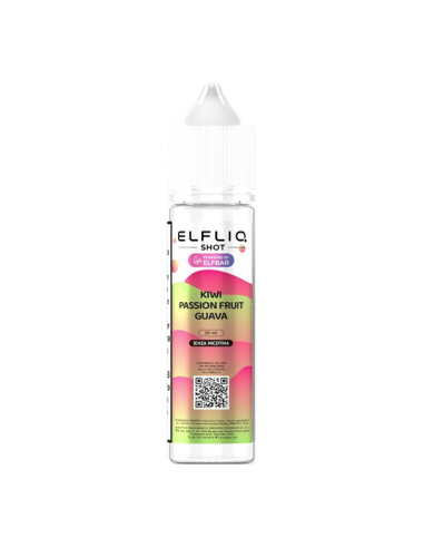 ElfLiq Kiwi Passion Fruit Guava Elfbar Liquido Shot 20ml