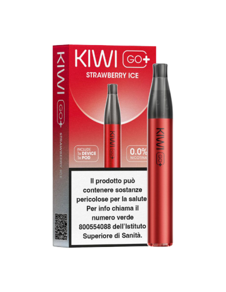 Kiwi Go+ sigaretta elettronica con Pod Precaricata strawberry ice