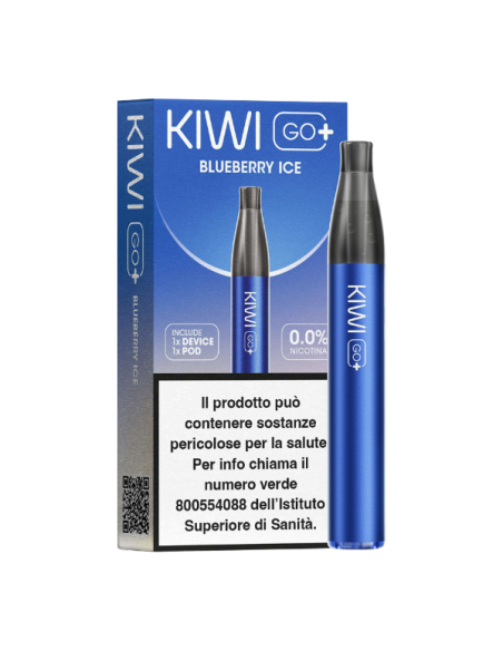 Kiwi Go+ sigaretta elettronica con Pod Precaricata blueberry ice