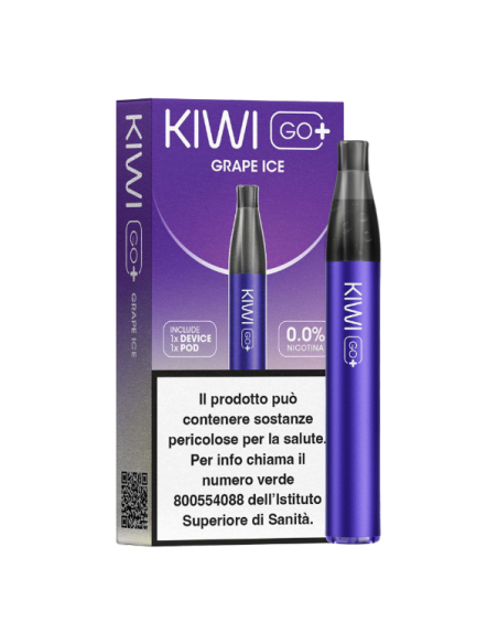 Kiwi Go+ sigaretta elettronica con Pod Precaricata grape ice