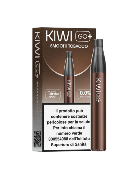 Kiwi Go+ sigaretta elettronica con Pod Precaricata smooth tobacco