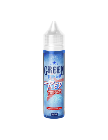 Red Green Fresh Eliquid France Liquid Shot 20ml Strawberry