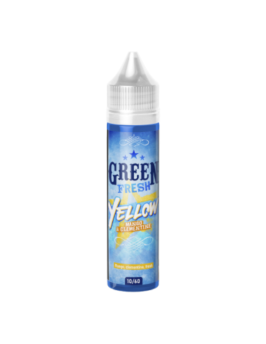 Yellow Green Fresh Liquido Shot 20ml Mango Mandarino Ghiaccio