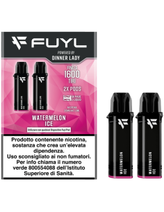 Watermelon Ice Fuyl Pod Precaricate Dinner Lady 2ml