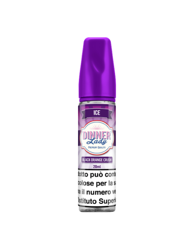 Black Orange Crush Ice Dinner Lady Liquido Shot 20ml Ribes Nero