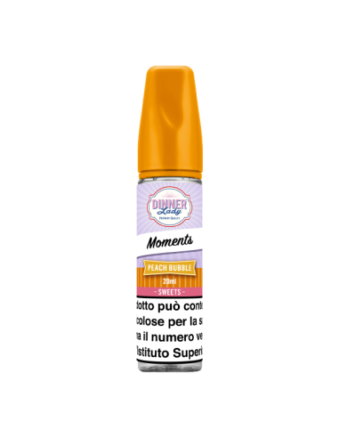 Moments Peach Bubble Dinner Lady Liquido Shot 20ml