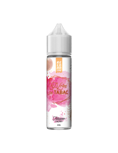 Tabacco Cherry Notes de Tabac Reload Vape Liquido Shot 20ml
