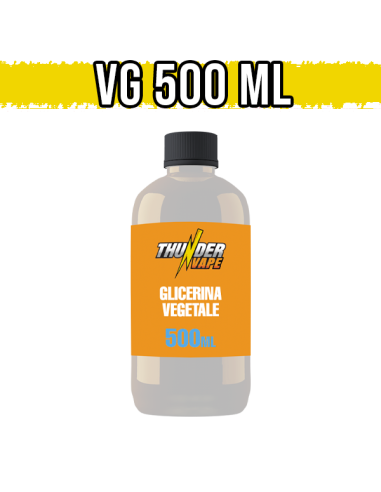 Glicerina Vegetale Thunder Vape 500ml Base Full VG