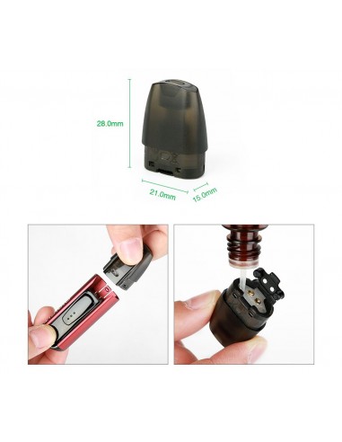 Minifit Pod Resistenza JustFog - 3 Pezzi